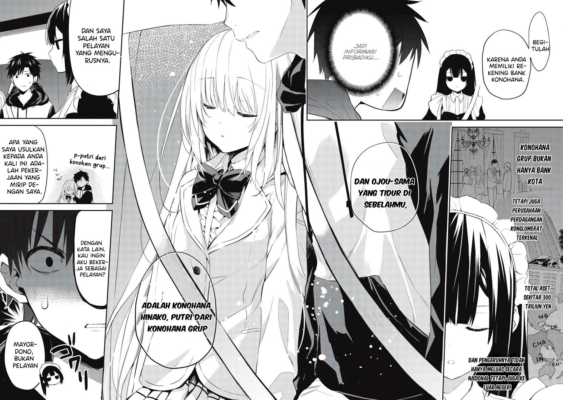 Saijo no Osewa Takane no Hana-darakena Meimon-kou de, Gakuin Ichi no Ojou-sama (Seikatsu Nouryoku Kaimu) wo Kagenagara Osewa suru Koto ni Narimashita Chapter 2.1 Gambar 3