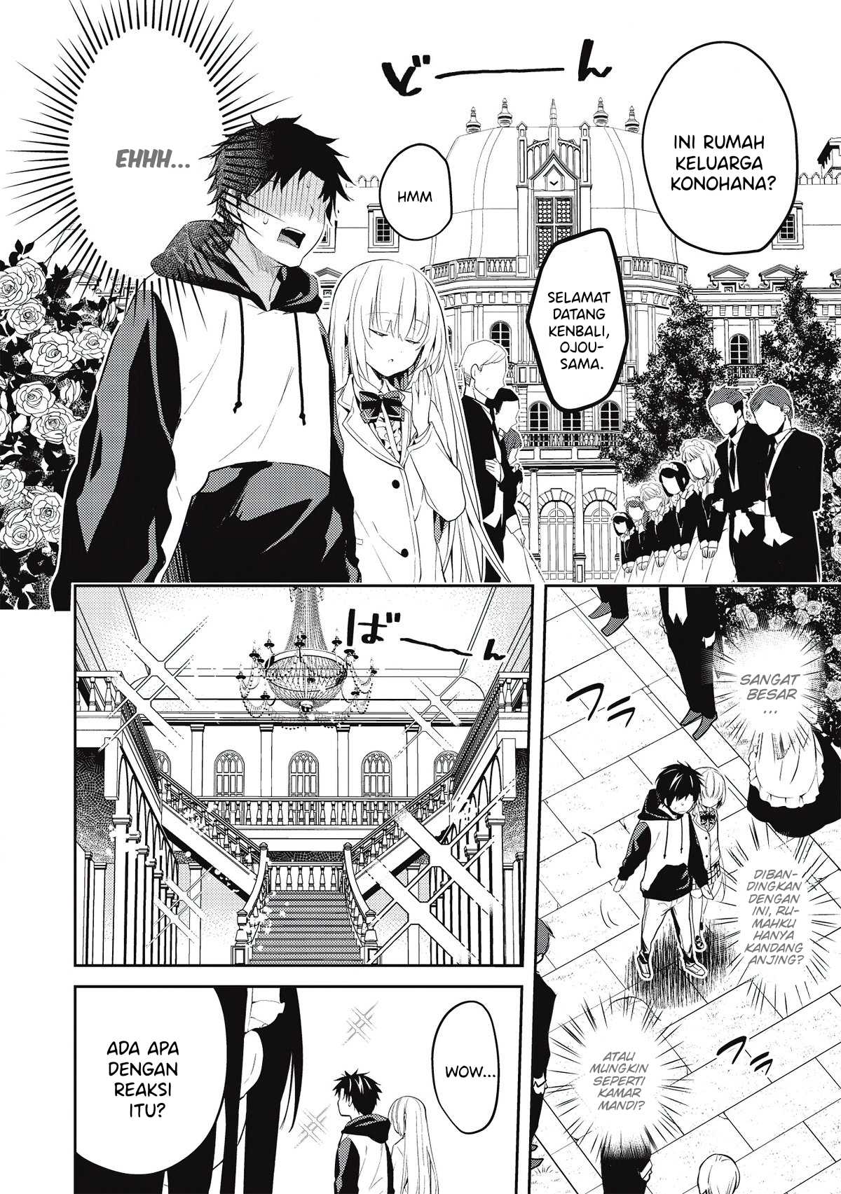 Saijo no Osewa Takane no Hana-darakena Meimon-kou de, Gakuin Ichi no Ojou-sama (Seikatsu Nouryoku Kaimu) wo Kagenagara Osewa suru Koto ni Narimashita Chapter 2.1 Gambar 6
