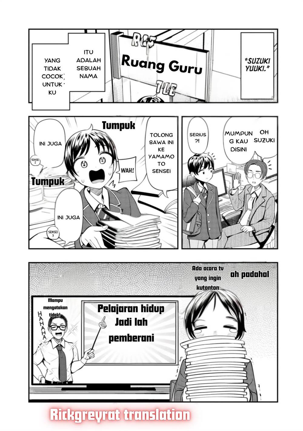 Komik Sasaki-san wa Chotto dake Sugoi. Chapter 3 gambar nomor 1
