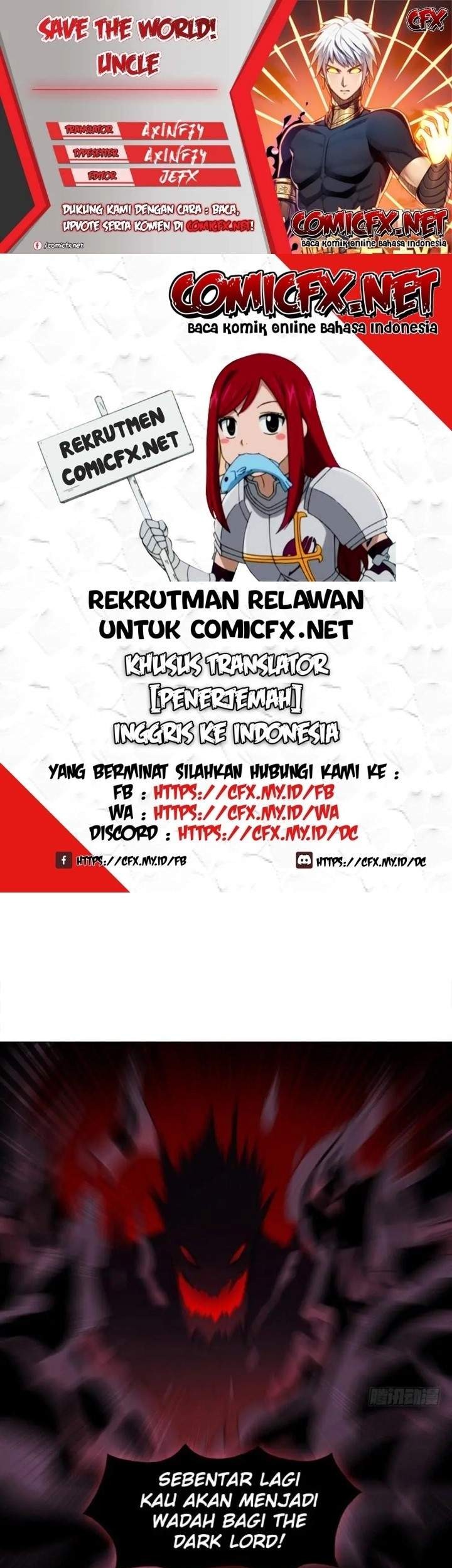 Komik Save the world! UNCLE Chapter 22 gambar nomor 1