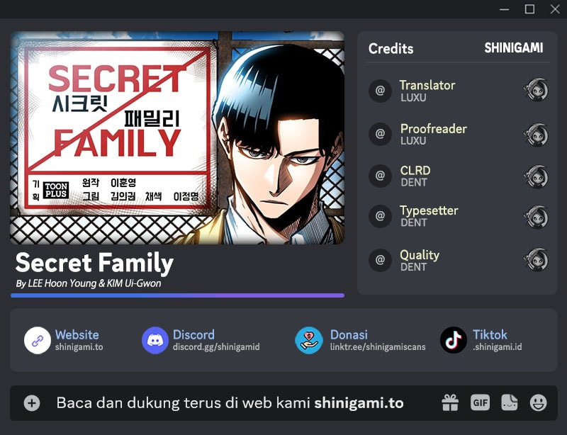 Komik Secret Family Chapter 10 gambar nomor 1
