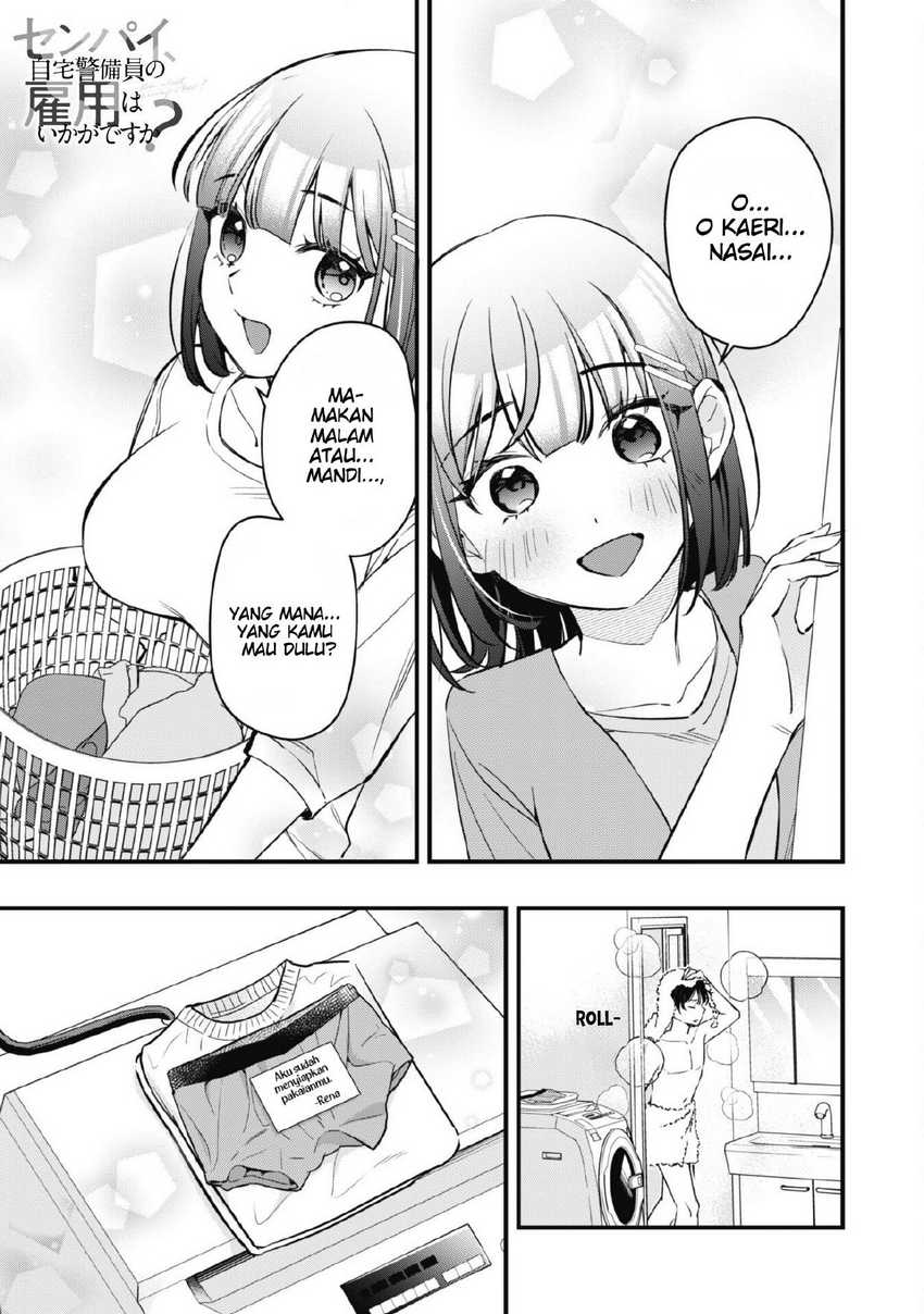 Manga Senpai, Jitaku Keibiin no Koyou wa Ikaga desu ka? Chapter 5 gambar nomor 2