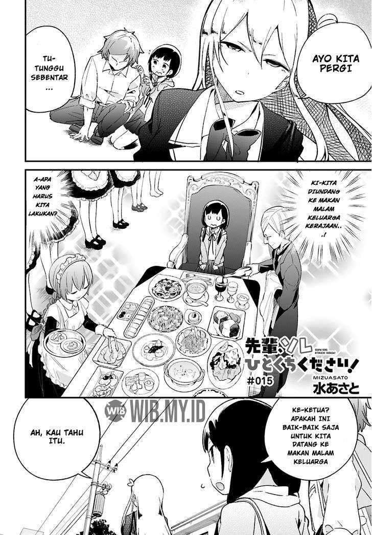 Senpai, Sore hitokuchi kudasai! Chapter 15 Gambar 3