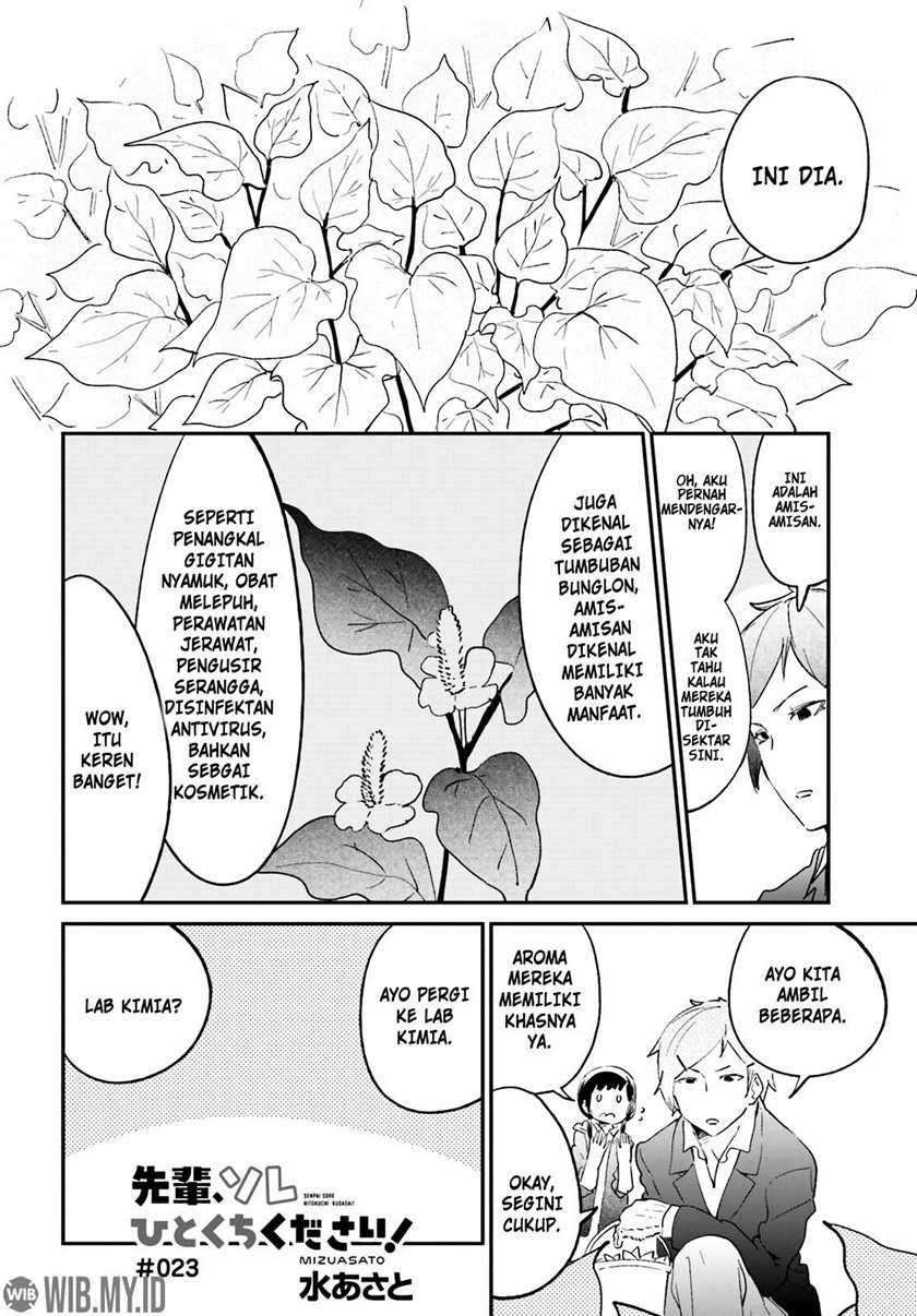 Senpai, Sore hitokuchi kudasai! Chapter 23 Gambar 3