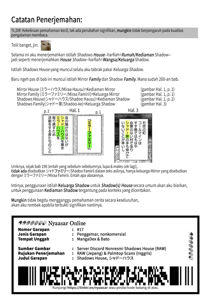 Shadows House Chapter 199 Gambar 17