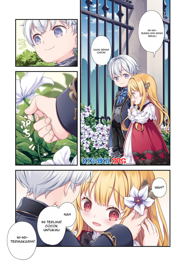 Manga Shinu Unmei ni Aru Akuyaku Reijou no Ani ni Tensei shitanode, Imouto wo Sodatete Mirai wo Kaetai to Omoimasu ~Sekai Saikyou wa Ore dakedo, Sekai Saikawa wa Imouto ni Chigainai~ Chapter 1 gambar nomor 2