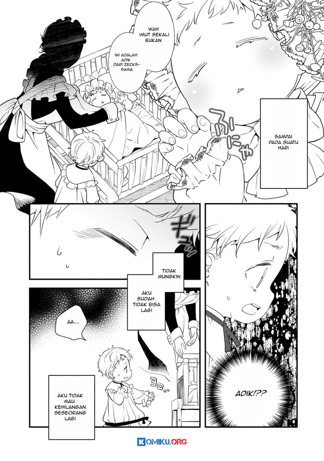 Shinu Unmei ni Aru Akuyaku Reijou no Ani ni Tensei shitanode, Imouto wo Sodatete Mirai wo Kaetai to Omoimasu ~Sekai Saikyou wa Ore dakedo, Sekai Saikawa wa Imouto ni Chigainai~ Chapter 1 Gambar 24