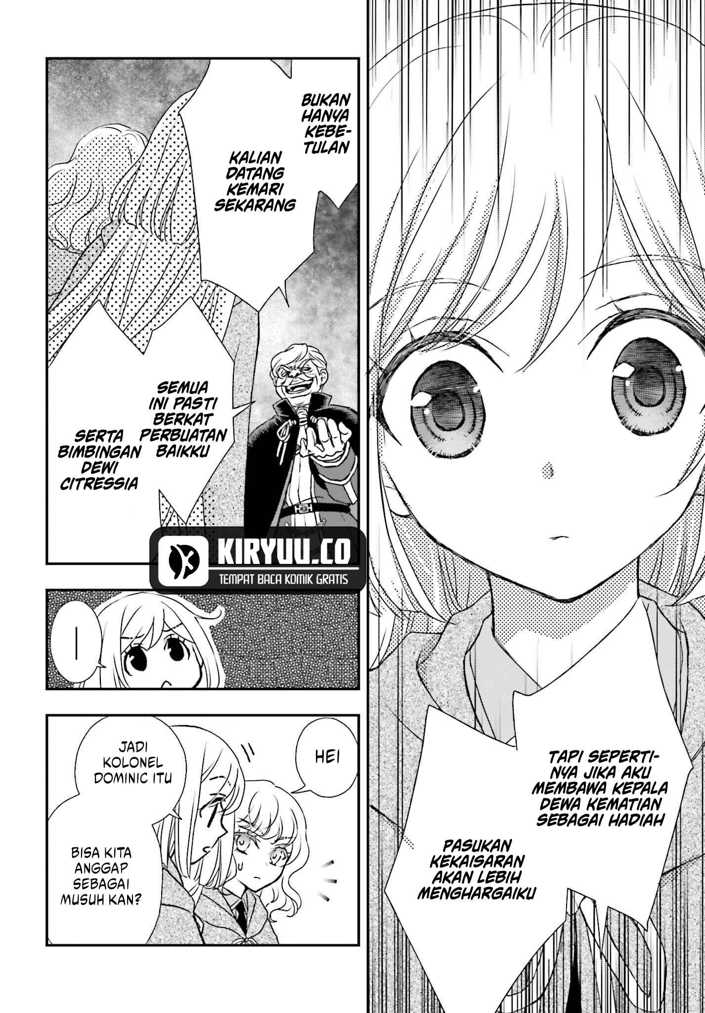 Shinigami ni Sodaterareta Shoujo wa Shikkoku no Tsurugi wo Mune ni Idaku Chapter 49 Gambar 22