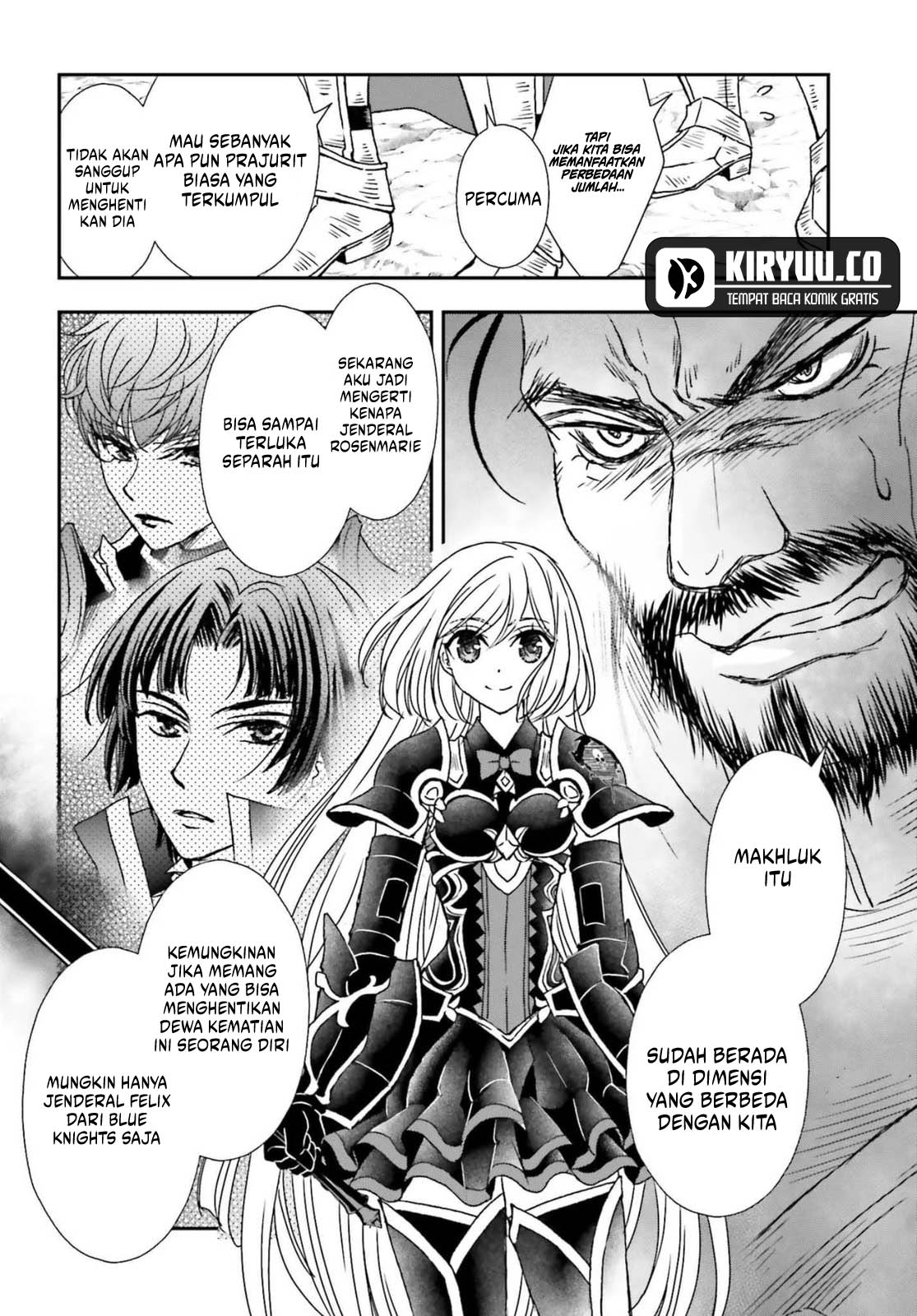 Manga Shinigami ni Sodaterareta Shoujo wa Shikkoku no Tsurugi wo Mune ni Idaku Chapter 53.2 gambar nomor 2