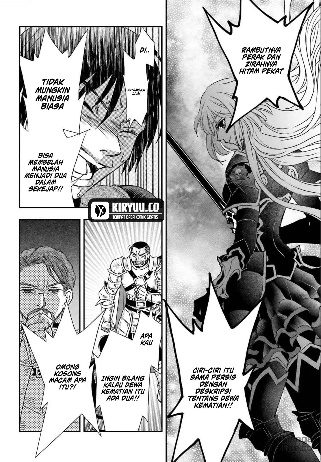 Shinigami ni Sodaterareta Shoujo wa Shikkoku no Tsurugi wo Mune ni Idaku Chapter 53 Gambar 12