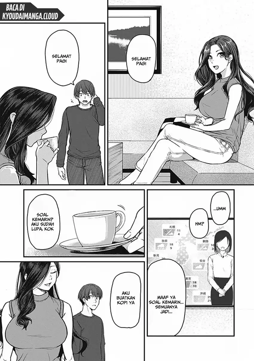 Shigoto Kaeri, Dokushin no Bijin Doushi ni Tanomarete Chapter 14 Gambar 5