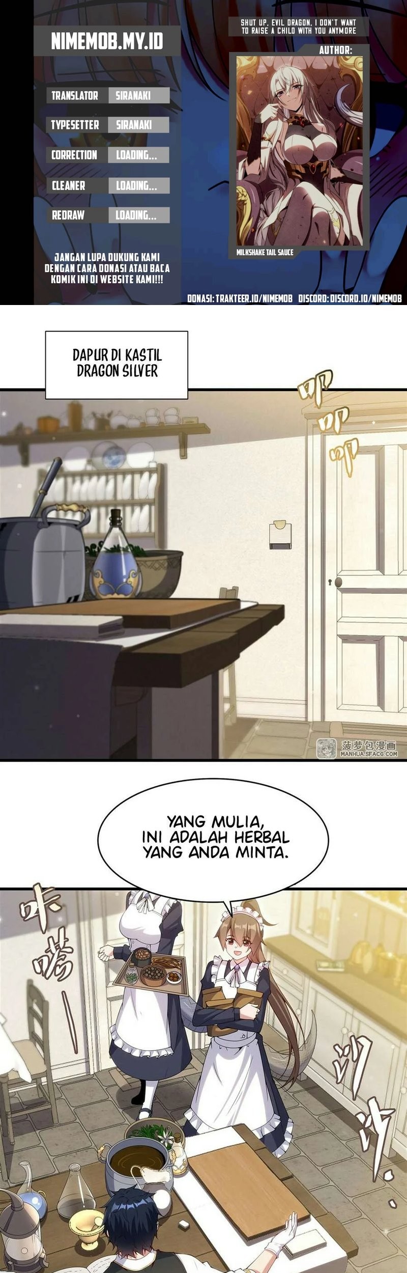 Komik Shut Up, Evil Dragon, I Don’t Want to Raise a Child With You Anymore Chapter 14 gambar nomor 1