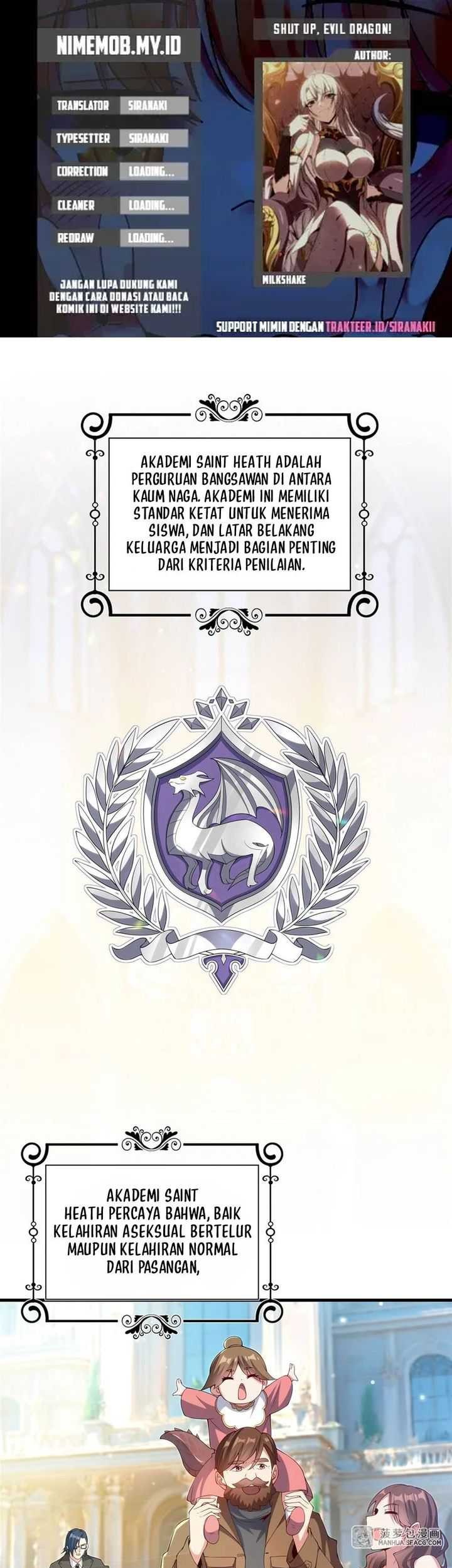 Komik Shut Up, Evil Dragon, I Don’t Want to Raise a Child With You Anymore Chapter 17 gambar nomor 1