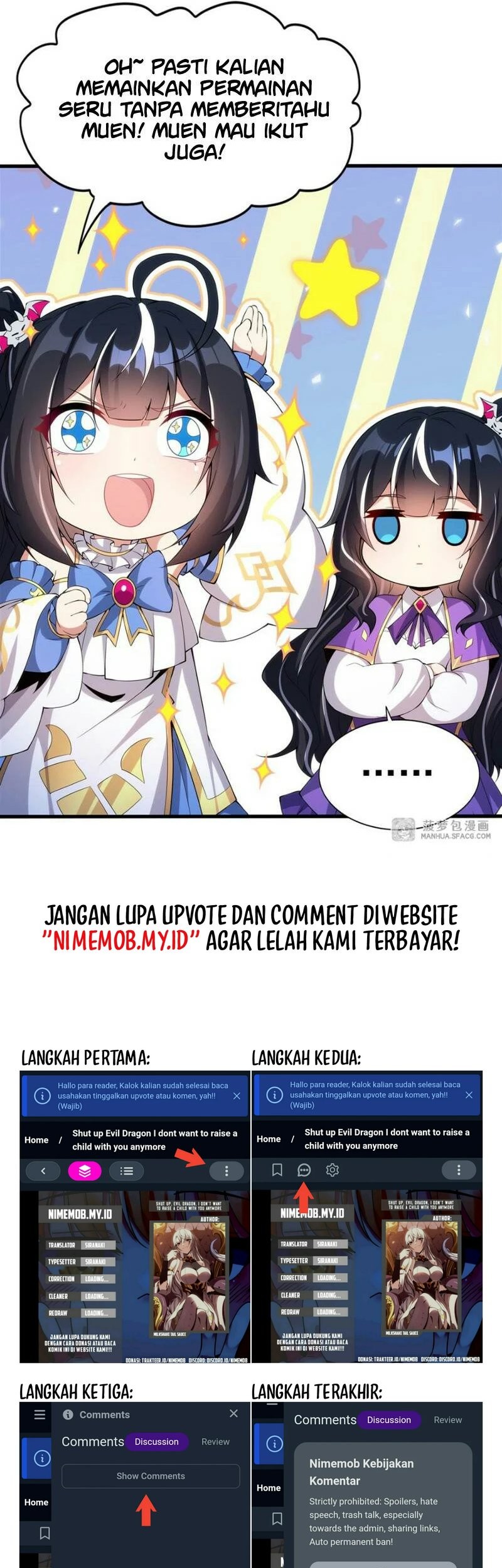 Shut Up, Evil Dragon, I Don’t Want to Raise a Child With You Anymore Chapter 10 Gambar 28