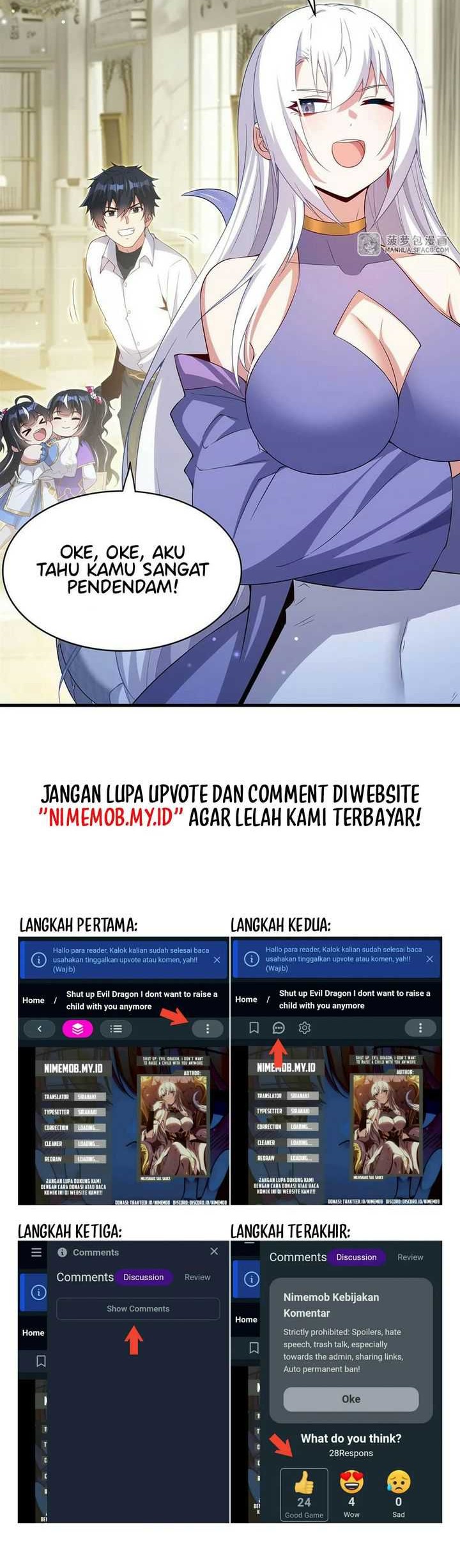 Shut Up, Evil Dragon, I Don’t Want to Raise a Child With You Anymore Chapter 20 Gambar 29