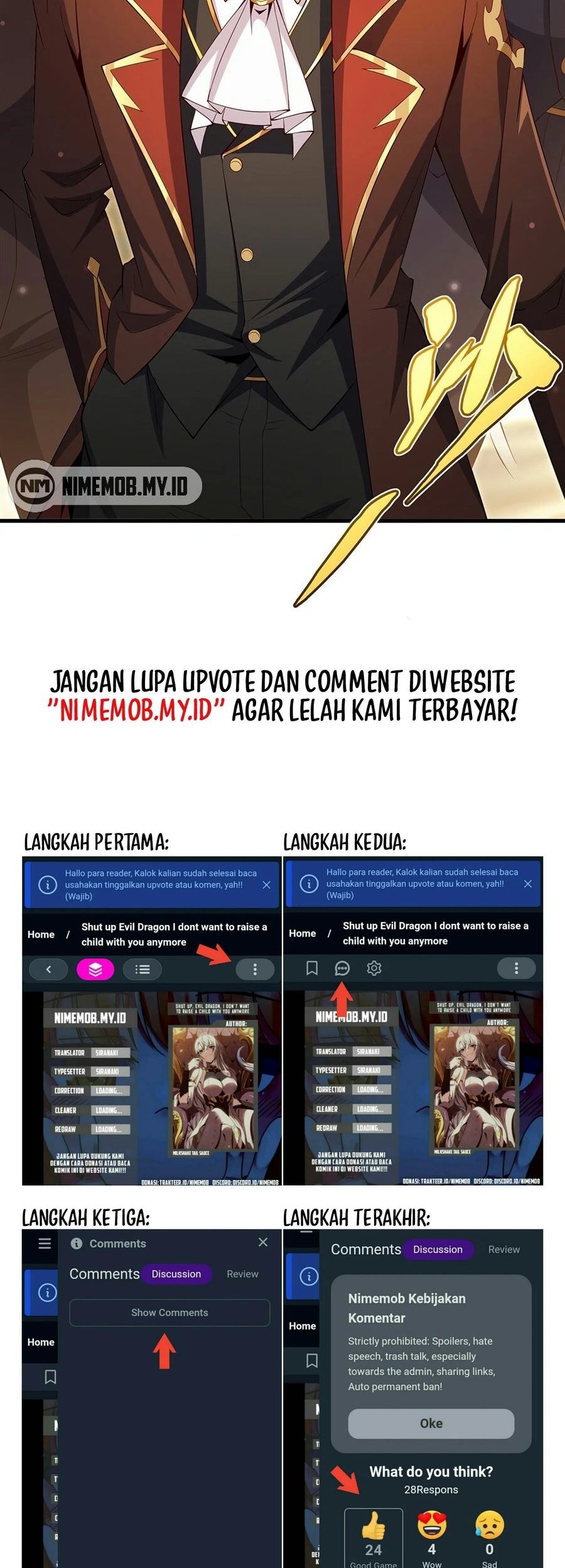 Shut Up, Evil Dragon, I Don’t Want to Raise a Child With You Anymore Chapter 34 Gambar 35