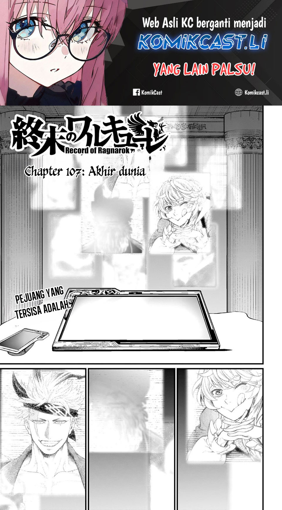 Komik Shuumatsu no Valkyrie Chapter 107 gambar nomor 1