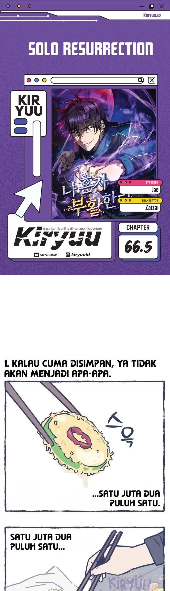 Komik Solo Resurrection Chapter 66.5 gambar nomor 1