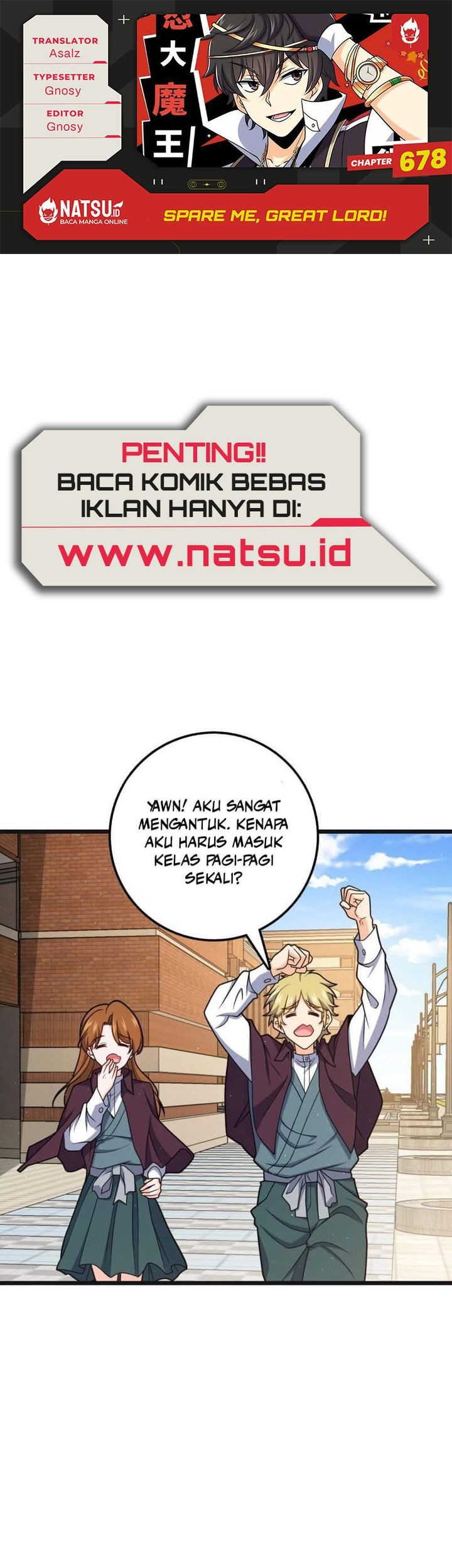 Komik Spare Me, Great Lord! Chapter 688 gambar nomor 1