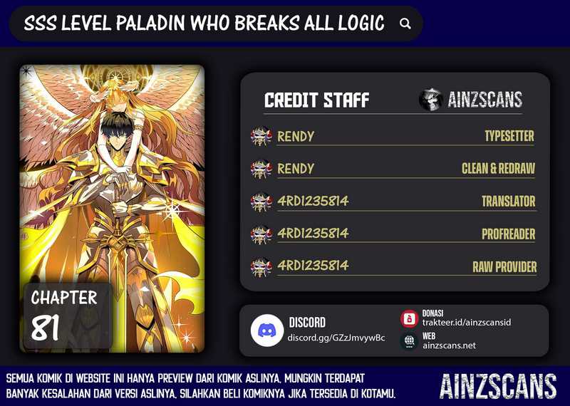 Komik SSS-level Paladin Who Breaks All Logic Chapter 81 gambar nomor 1