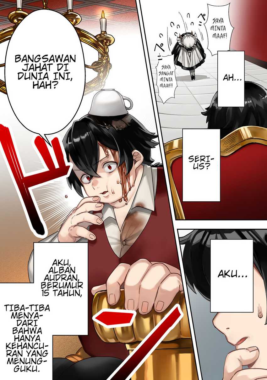 Komik Taidana Akuyaku Kizoku no Ore ni, Konyaku Hakisareta Akuyaku Reijo ga Totsuidara Saikyo no Fufu ni Narimashita Chapter 1 gambar nomor 1