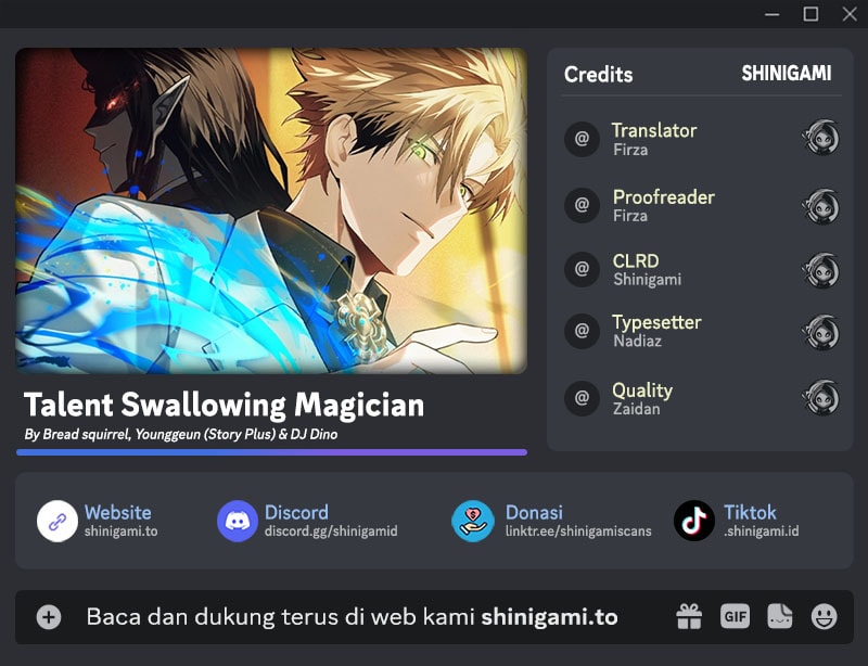 Komik Talent-Swallowing Magician Chapter 105 gambar nomor 1