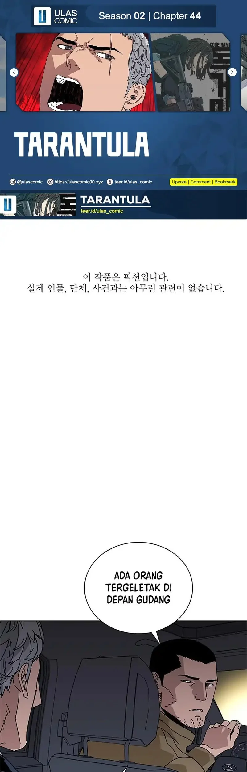 Komik Tarantula Chapter 44 gambar nomor 1