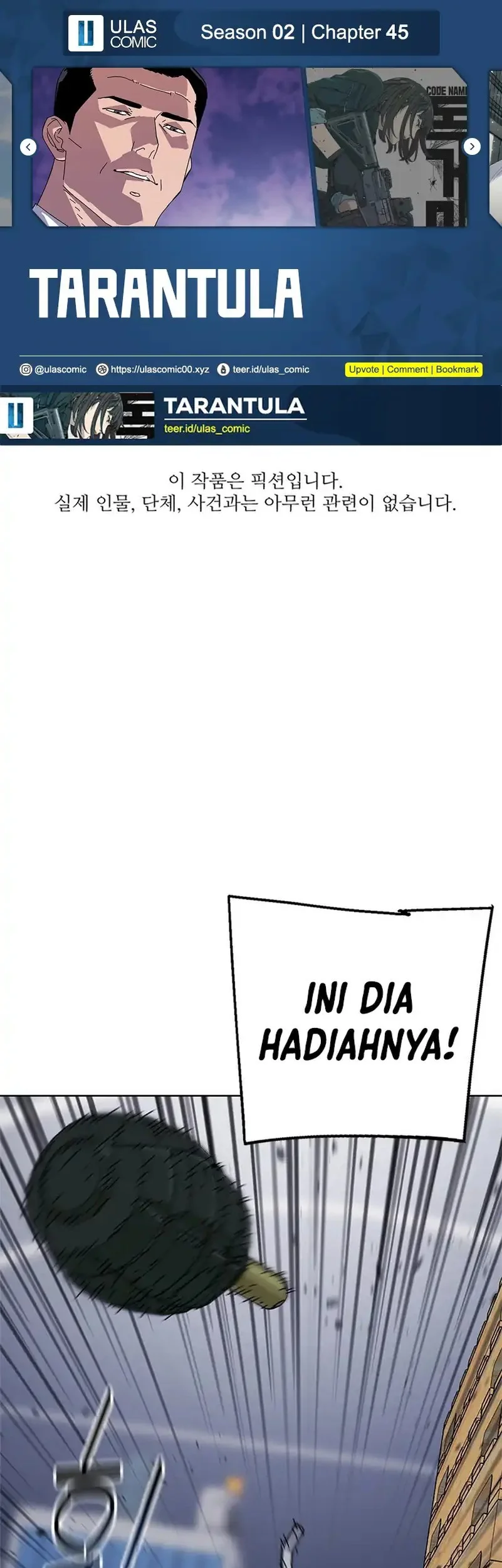 Komik Tarantula Chapter 45 gambar nomor 1