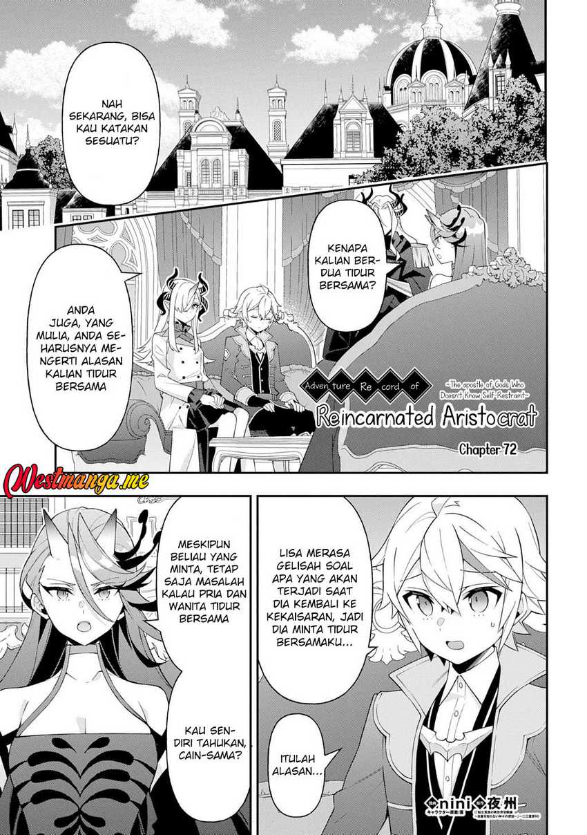 Tensei Kizoku no Isekai Boukenroku ~Jichou wo Shiranai Kamigami no Shit Chapter 72 Gambar 4
