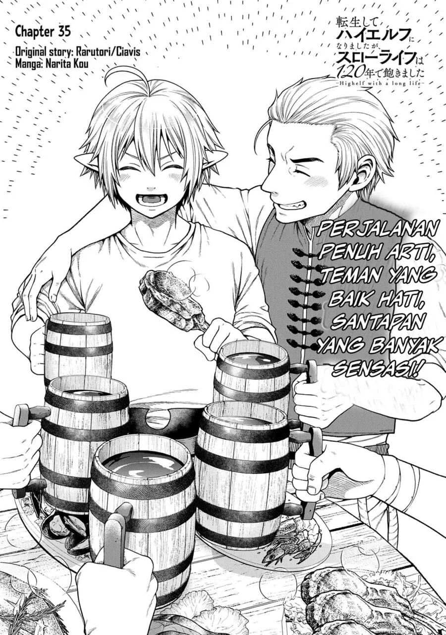 Komik Tensei Shite High Elf ni Narimashitaga, Slow Life wa 120-nen de Akimashita Chapter 35 gambar nomor 1