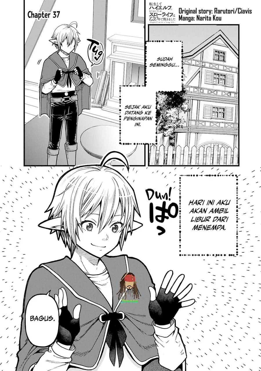 Komik Tensei Shite High Elf ni Narimashitaga, Slow Life wa 120-nen de Akimashita Chapter 37 gambar nomor 1