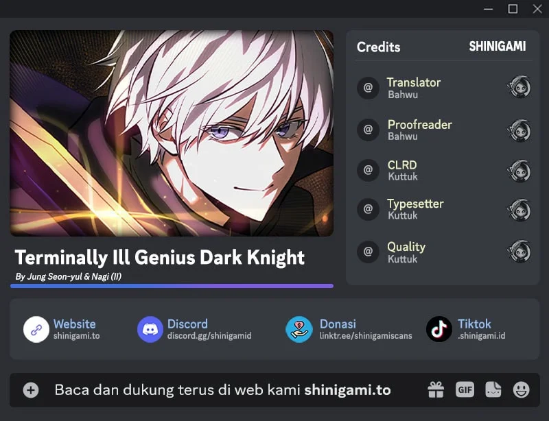 Komik Terminally-Ill Genius Dark Knight Chapter 127 gambar nomor 1