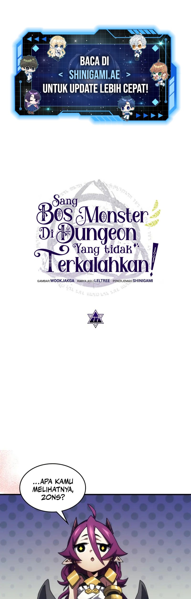 Manhwa The Unbeatable Dungeon’s Lazy Boss Chapter 77 gambar nomor 2