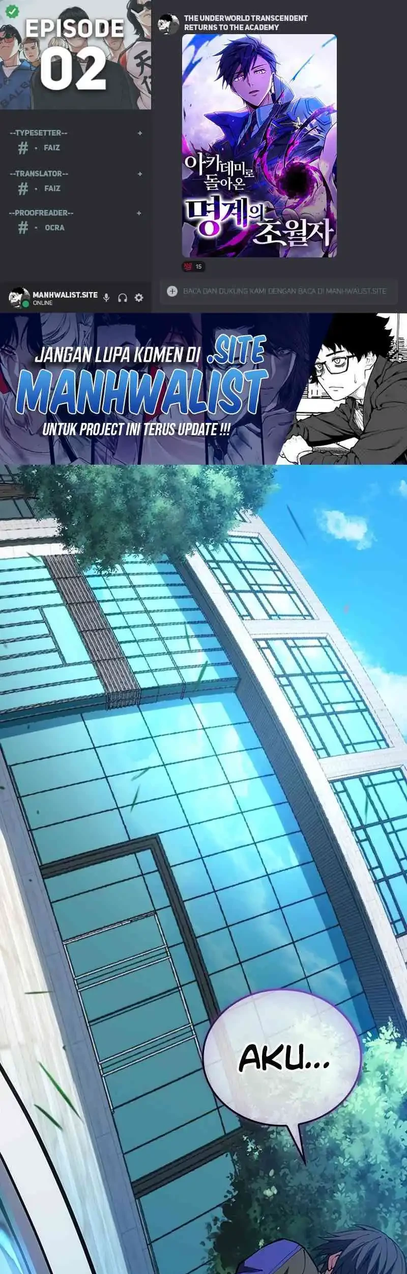 Komik The Underworld Transcendent Returns to the Academy Chapter 2 gambar nomor 1