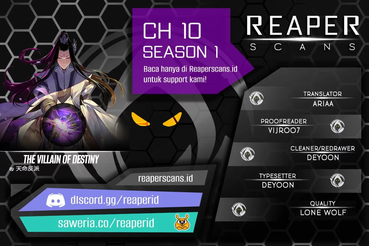 Komik The Villain Of Destiny Chapter 10 gambar nomor 1