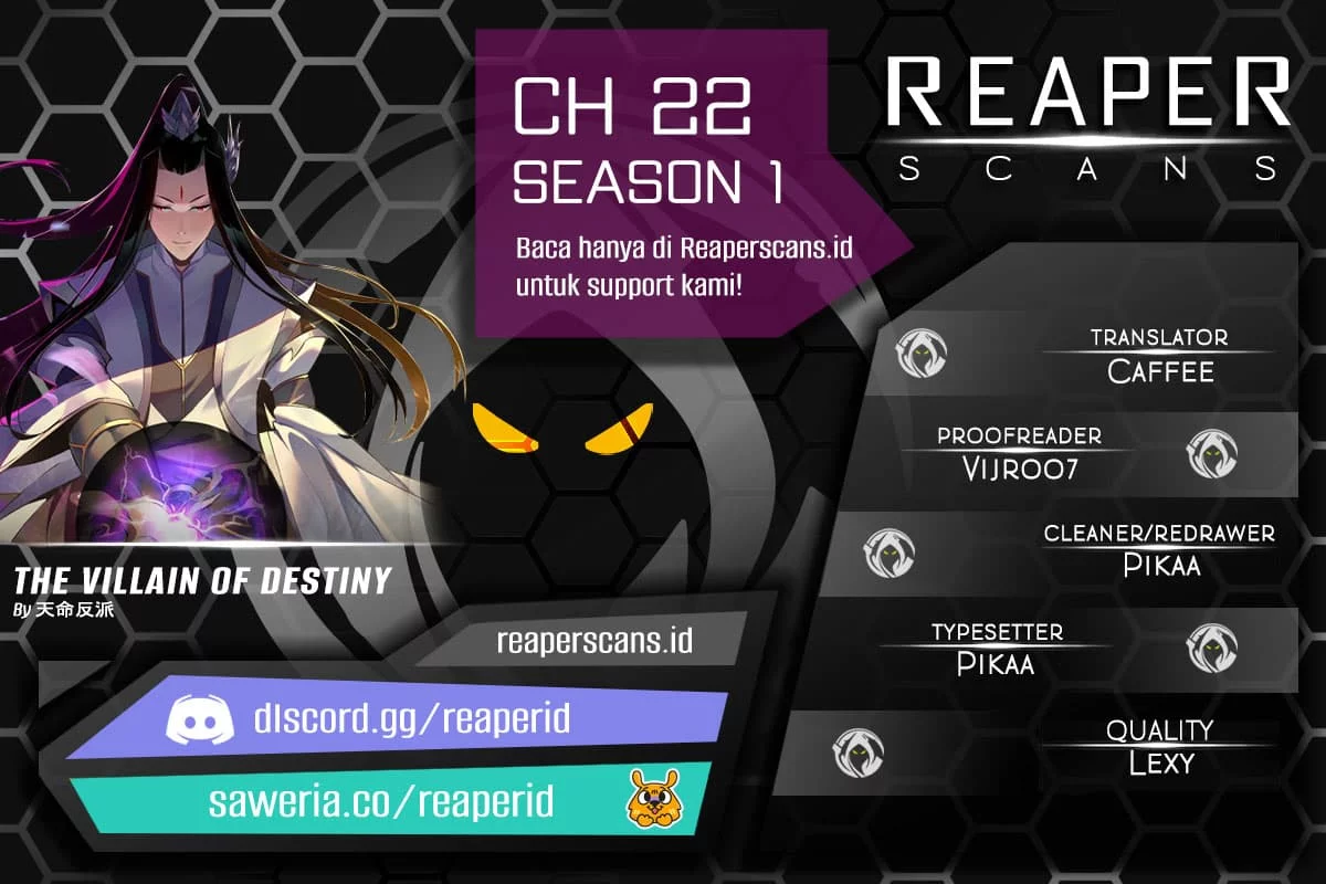 Komik The Villain Of Destiny Chapter 22 gambar nomor 1