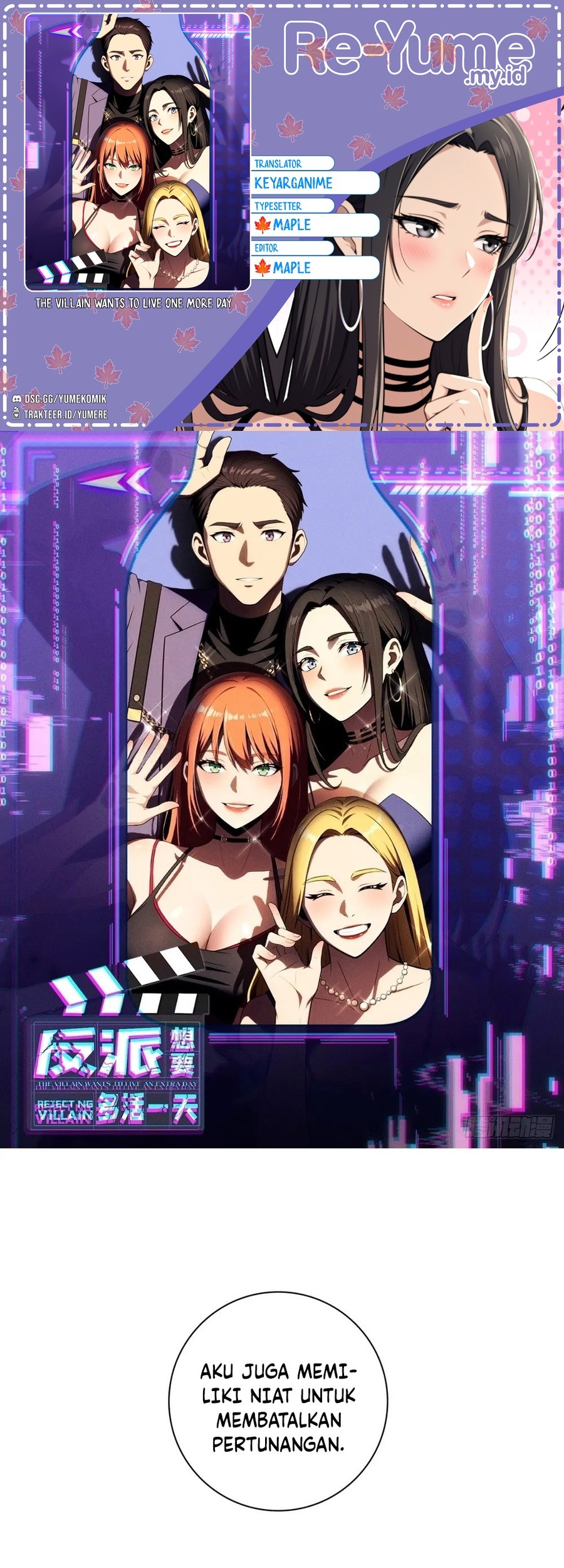 Komik The Villain Wants to Live One More Day Chapter 2 gambar nomor 1