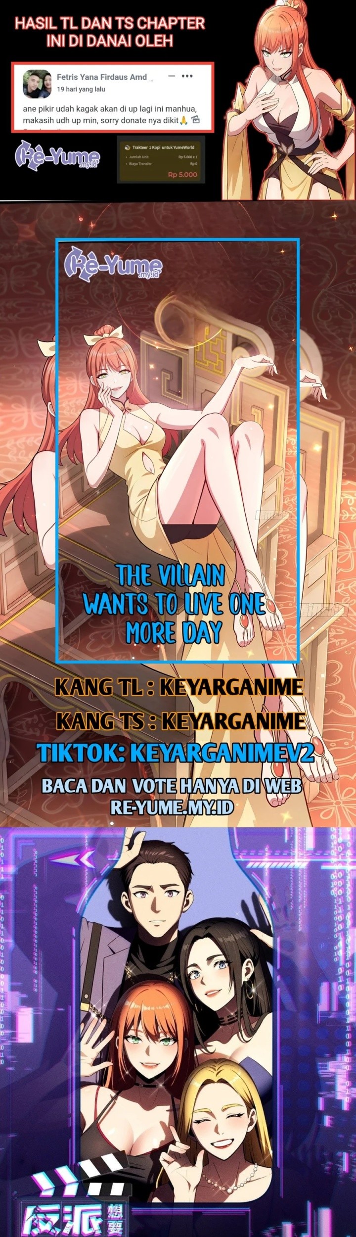 Komik The Villain Wants to Live One More Day Chapter 37 gambar nomor 1