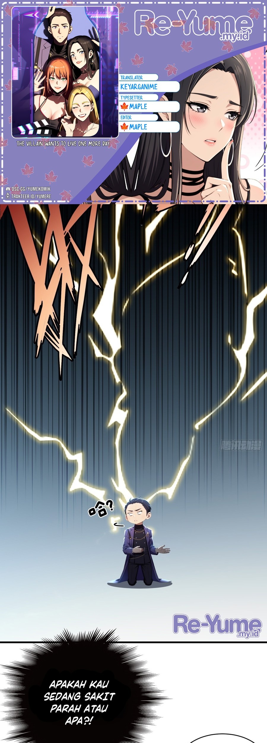 Komik The Villain Wants to Live One More Day Chapter 3 gambar nomor 1