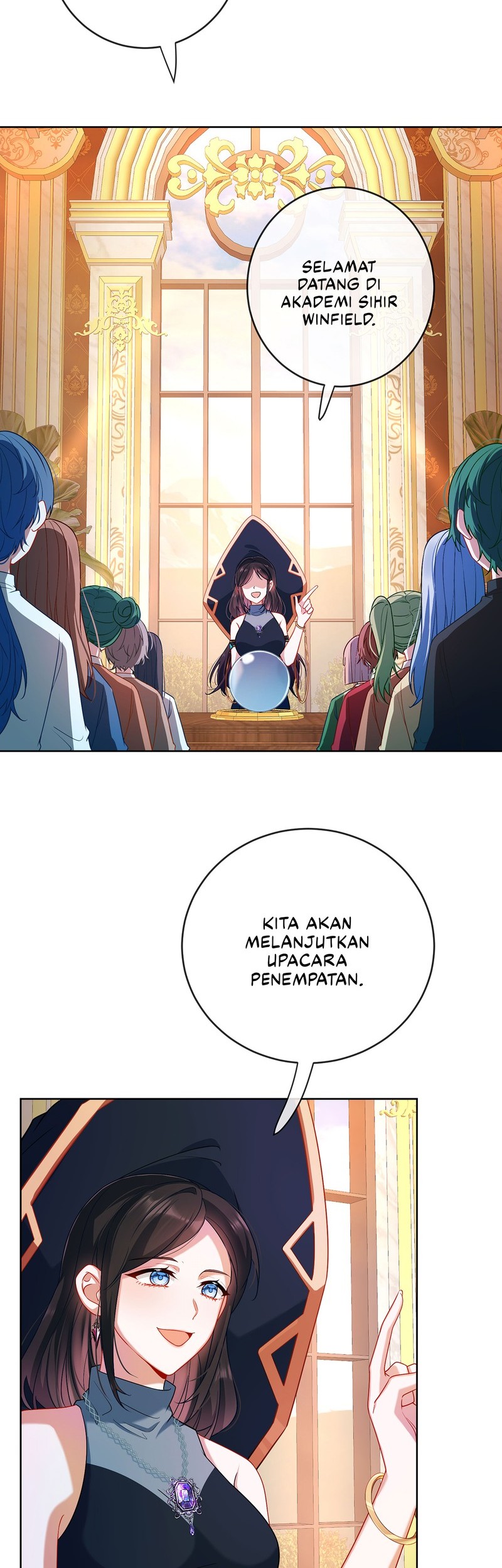 Manhwa The Villainess and Miss Demon Lord Chapter 4 gambar nomor 2