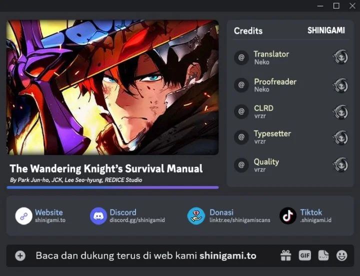Komik The Wandering Knight's Survival Manual Chapter 8 gambar nomor 1
