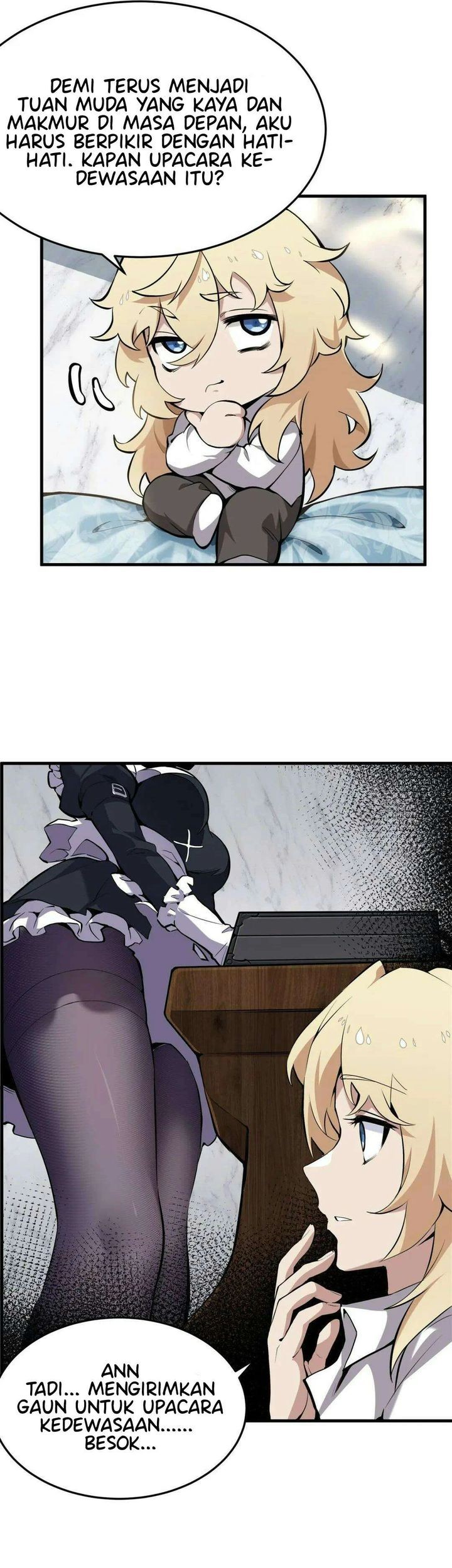 The Yellow-haired Villain in Female Main Character’s Novel wants Happiness Chapter 1 Gambar 27