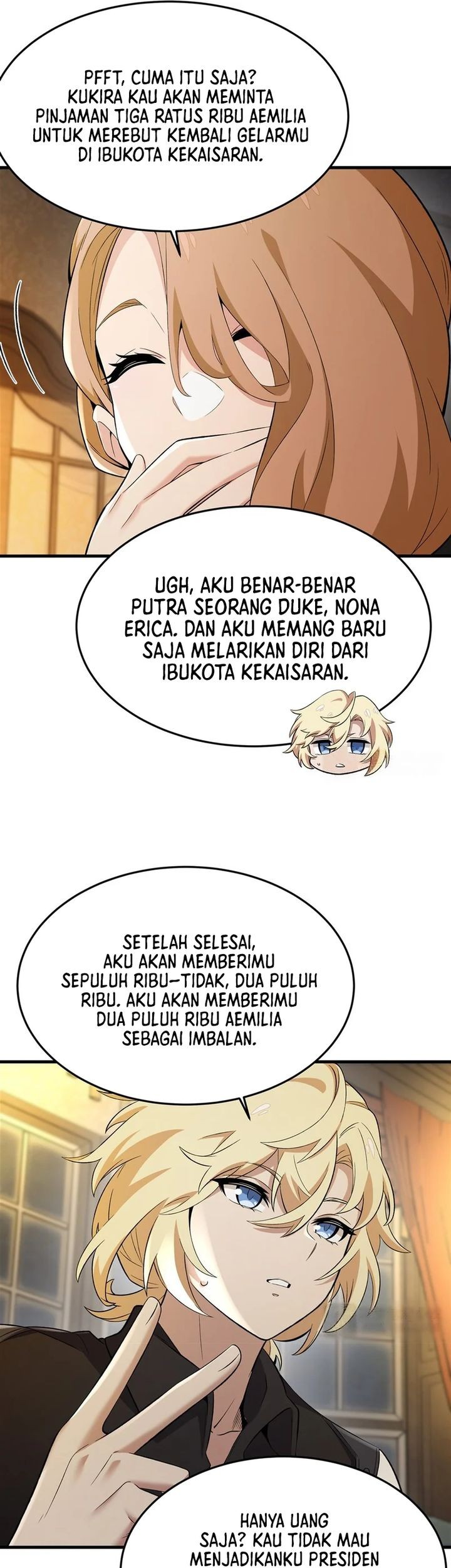 The Yellow-haired Villain in Female Main Character’s Novel wants Happiness Chapter 27 Gambar 27