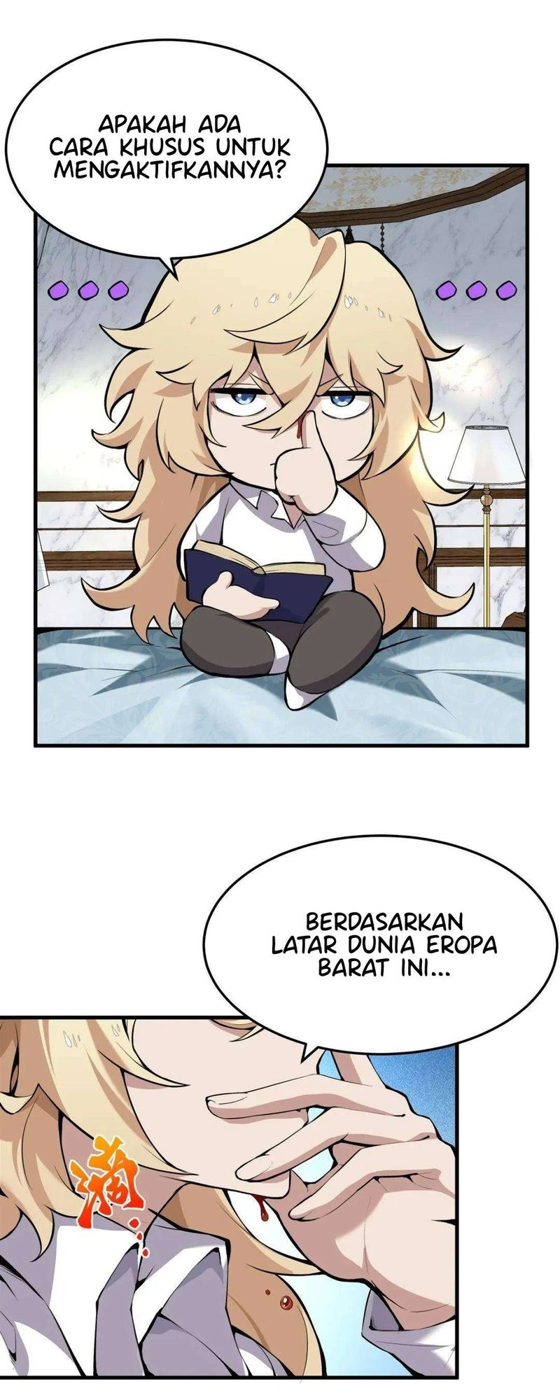 The Yellow-haired Villain in Female Main Character’s Novel wants Happiness Chapter 2 Gambar 6