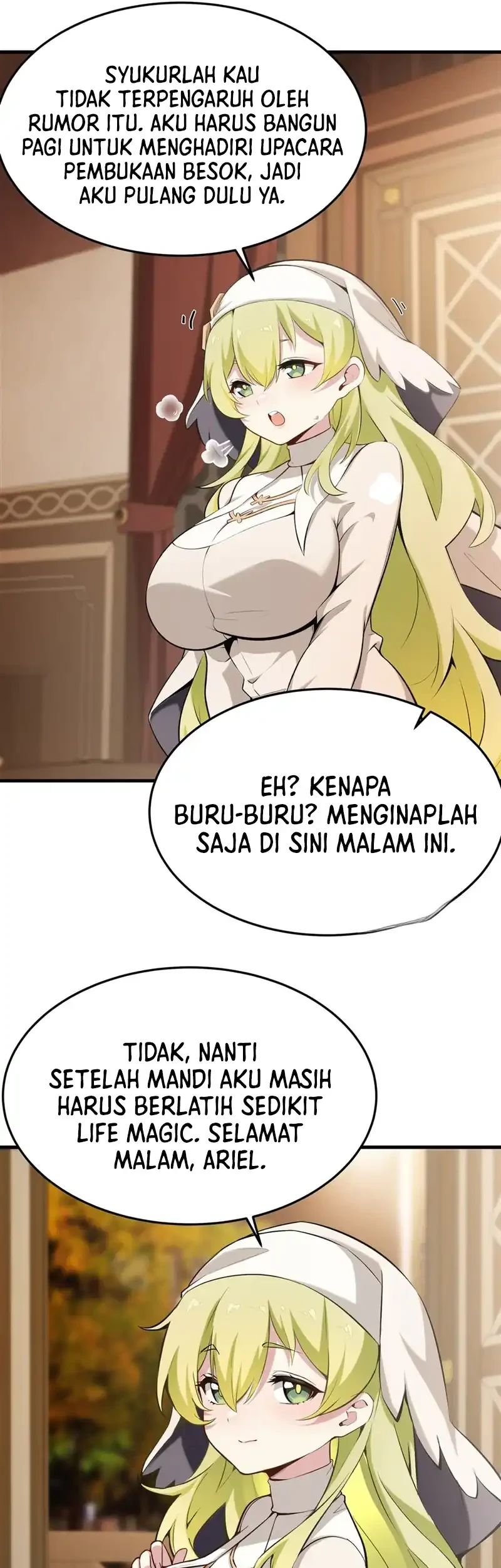 The Yellow-haired Villain in Female Main Character’s Novel wants Happiness Chapter 43 Gambar 27