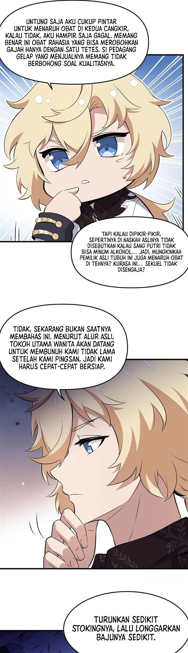 The Yellow-haired Villain in Female Main Character’s Novel wants Happiness Chapter 6 Gambar 31