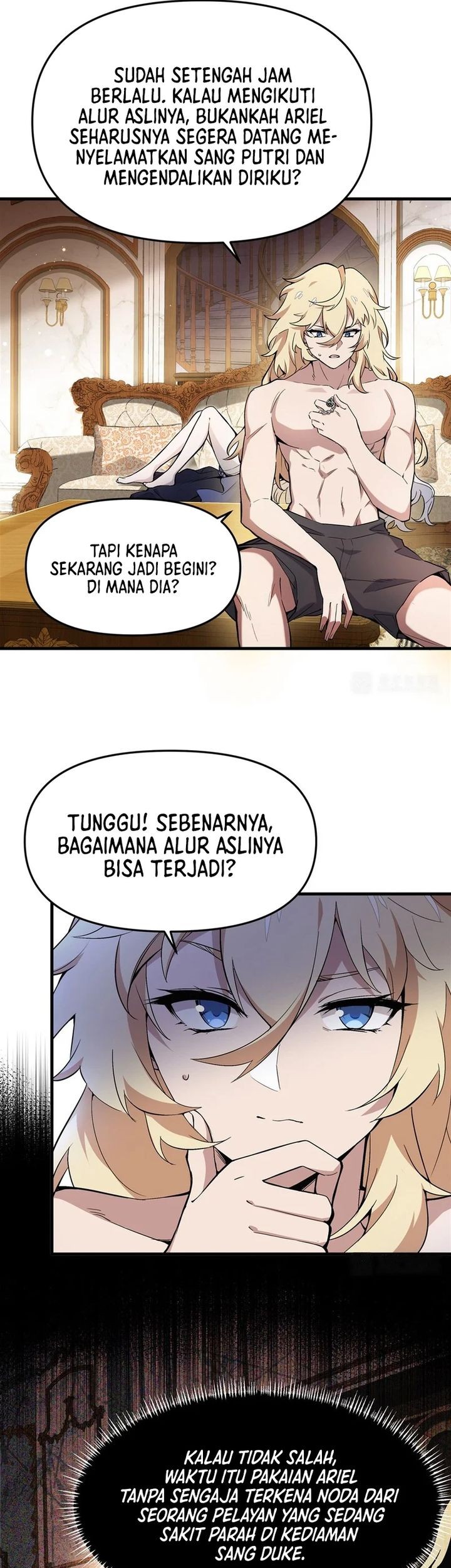 The Yellow-haired Villain in Female Main Character’s Novel wants Happiness Chapter 7 Gambar 3