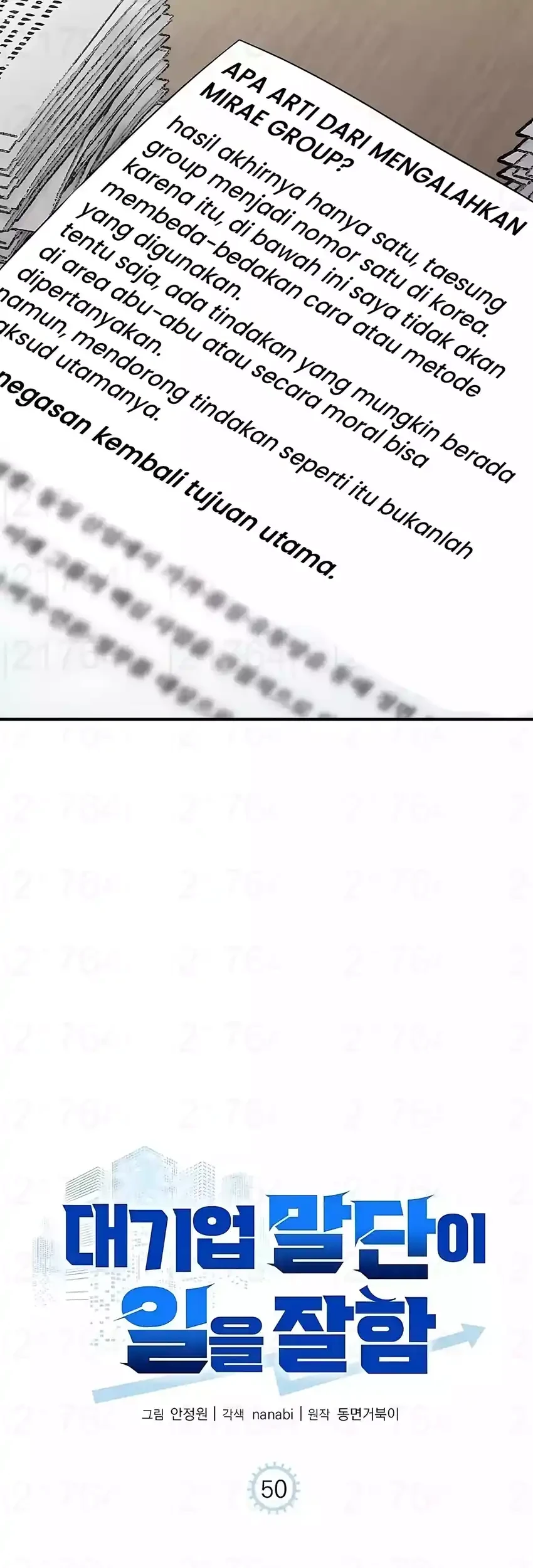 The Corporate Underdog Who Does Everything Right Chapter 50 Gambar 25