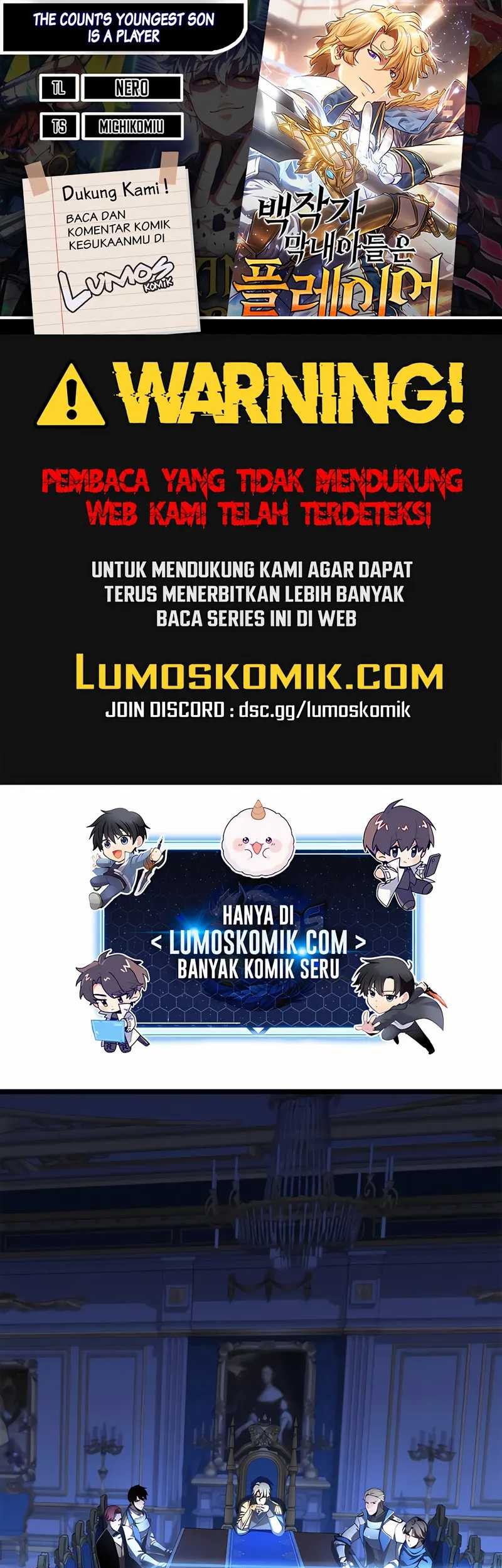 Komik The Count’s Youngest Son Is A Player! Chapter 110 gambar nomor 1