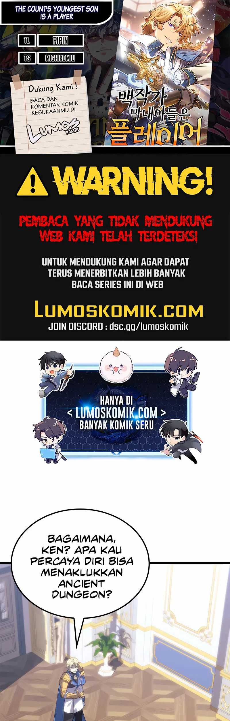 Komik The Count’s Youngest Son Is A Player! Chapter 111 gambar nomor 1